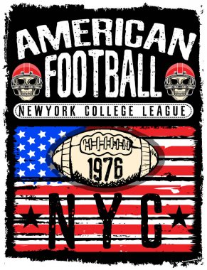 Üniversite New York tipografi, t-shirt grafik.