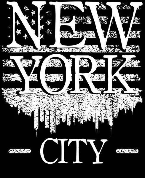 Vektor-Illustration zum Thema Mode in New York City, br — Stockvektor