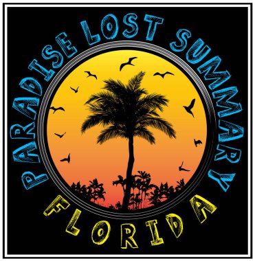 yaz plaj vektör arka planda retro tarzı