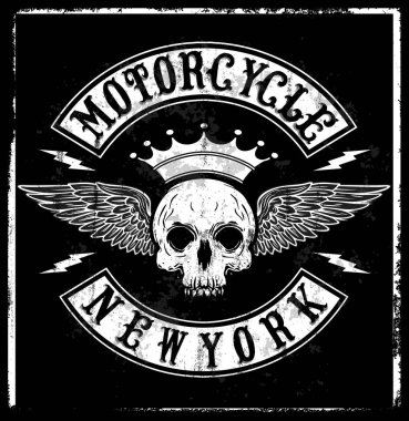 Kafatası Tişörtü Grafik Tasarımı