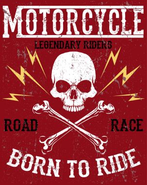 Kafatası Tişörtü Grafik Tasarımı