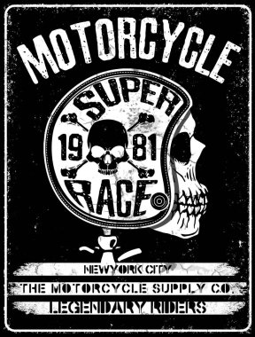 Kafatası Tişörtü Grafik Tasarımı