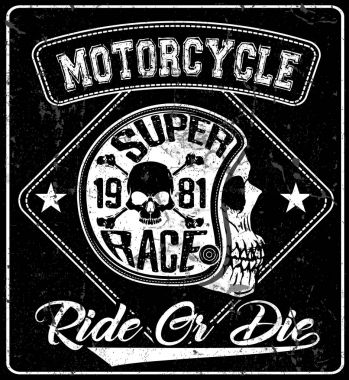 Kafatası Tişörtü Grafik Tasarımı