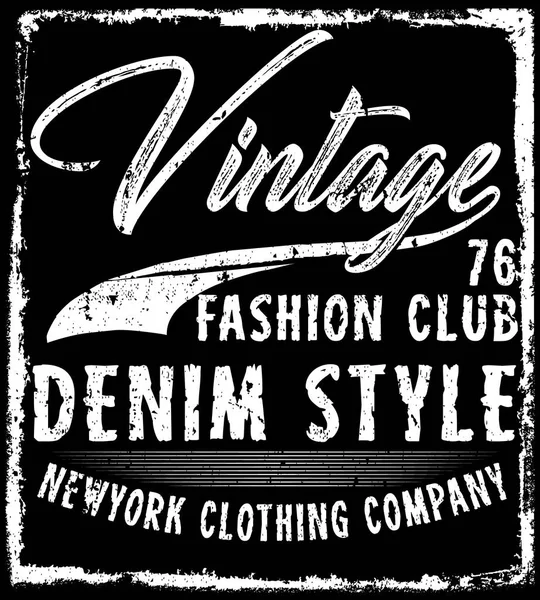 Vintage man T-Shirt Grafik Vektor Design — Stockvektor