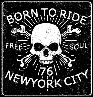 Kafatası Tişörtü Grafik Tasarımı