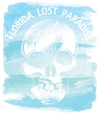 Kafatası Tişörtü Grafik Tasarımı