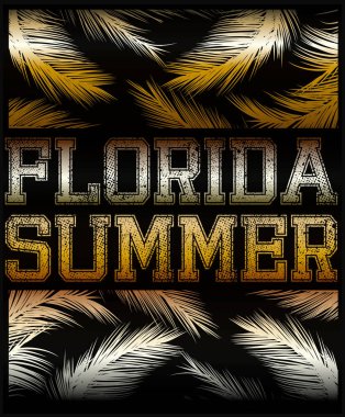 Tropikal gün batımında beach florida