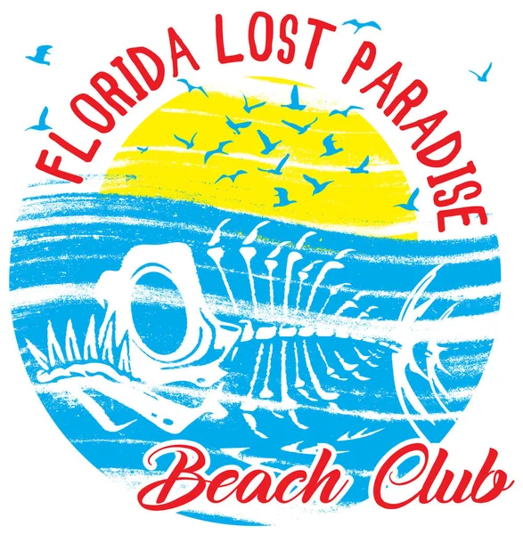 Yaz poster Florida moda stil