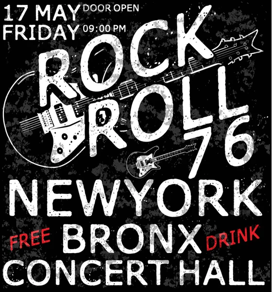 Hard Rock müzik Poster