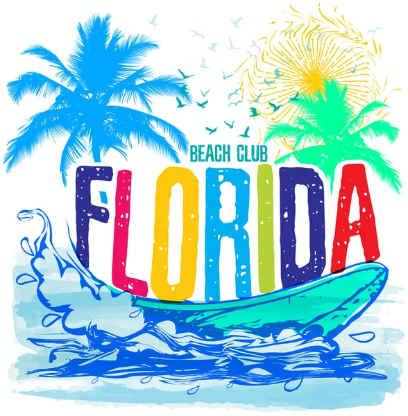 Tropikal gün batımında beach florida