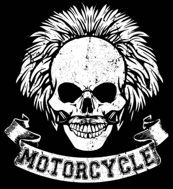 Kafatası Tişörtü Grafik Tasarımı