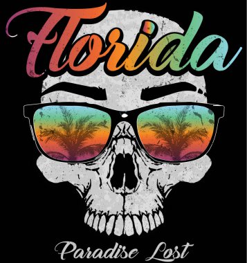 Kafatası Florida grafik tasarım