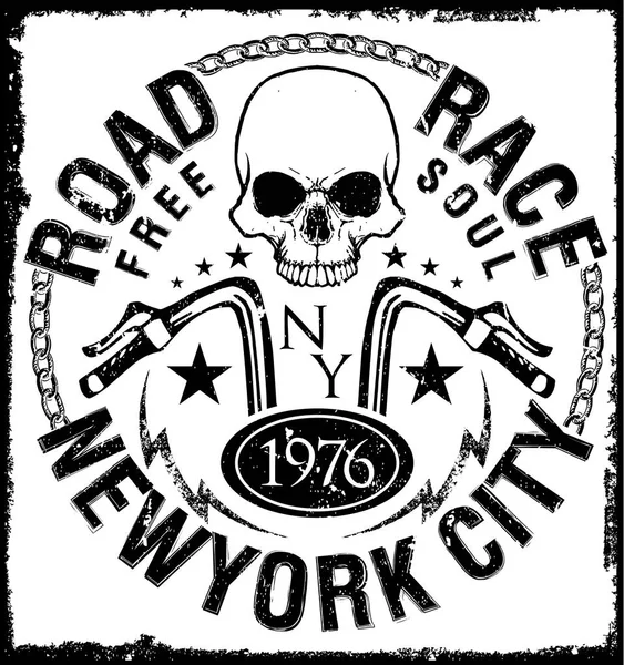 Vintage motosiklet. Çizilmiş grunge vintage illüstrasyon el