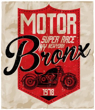 Motosiklet vektör öğeleri kümesi