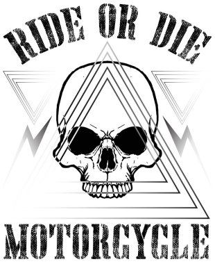 Kafatası Tişörtü Grafik Tasarımı