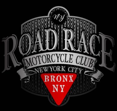 Vintage motosiklet Etiketler, rozetleri ve tasarım öğeleri