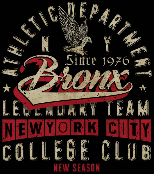 Sport vintage gráfico para camiseta — Vector de stock