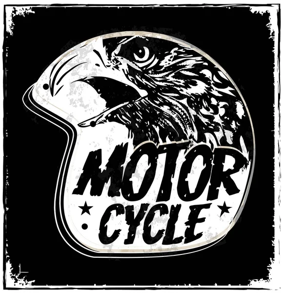 Casque de moto Typographie New York Sports Club — Image vectorielle