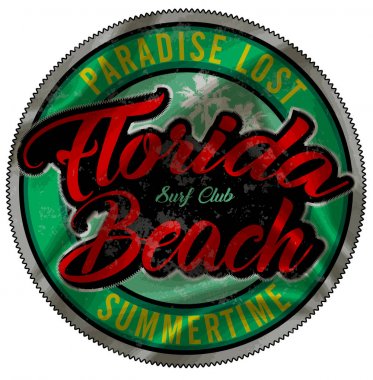 Florida yelken poster tasarım şablonu