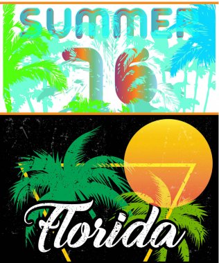 Florida yelken poster tasarım şablonu