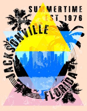 Yaz vektör arka planda retro tarzı