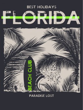 yaz plaj vektör arka planda retro tarzı