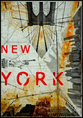 New york tipografi T gömlek grafik moda tasarım poster