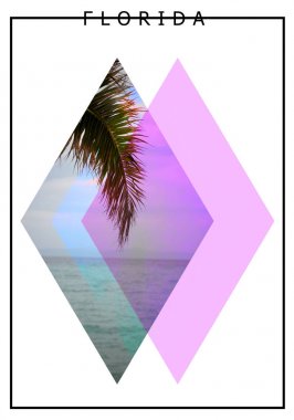 Yaz poster tasarım moda stil