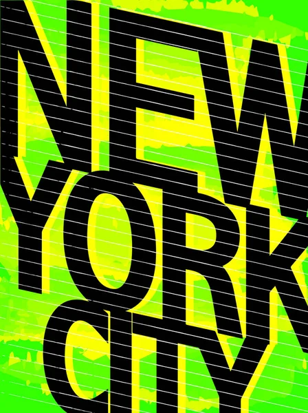 New york fashion typography grafik design — Stockvektor