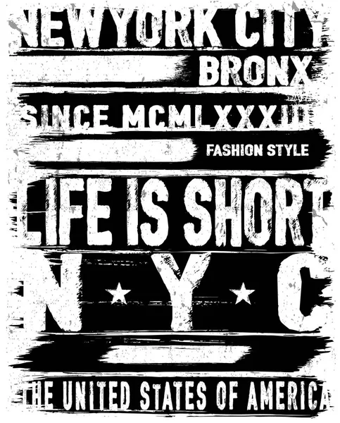 Vintage Slogan Uomo T shirt grafica vettoriale Design — Vettoriale Stock