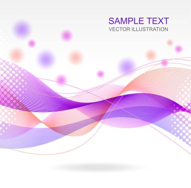 Dalgalı arka plan. Vektör çizim. Vektör arka plan