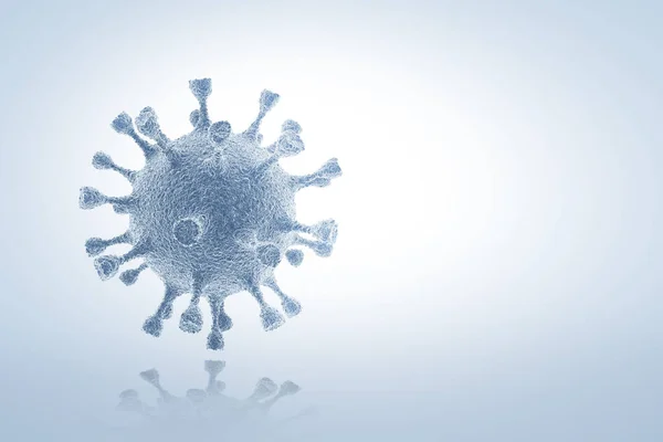 Επιστημονικό Υπόβαθρο Του Coronavirus Απεικόνιση — Φωτογραφία Αρχείου