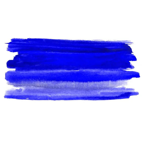 Abstract Hand Drawn Blue Watercolor Background Unique Combination Colors Realistic — Stock Photo, Image