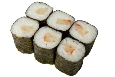 Çin yiyecek ve suşi rulo