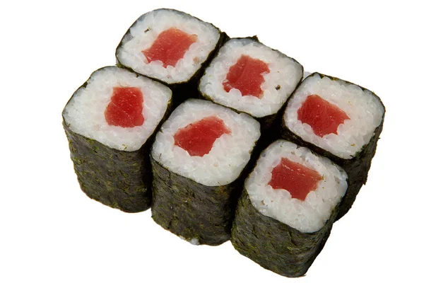 Chinees eten en sushi rolls — Stockfoto