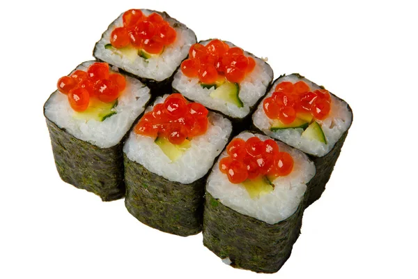 Chinese food and sushi rolls — Stock Photo, Image