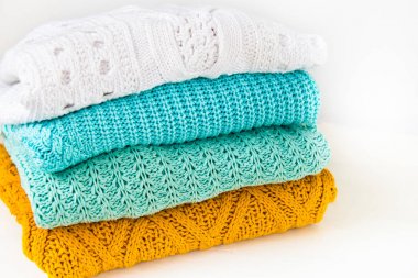 Rahat pamuk yığını kazak örme