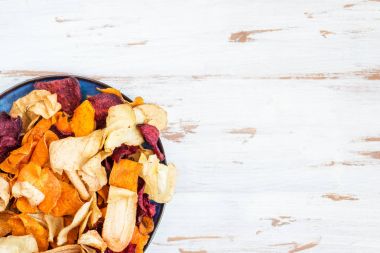 Sağlıklı Snack kase sebze cips, cips