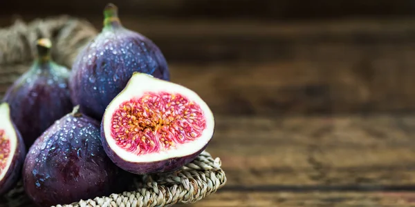 Hälsosam medelhavsmat fig frukt — Stockfoto
