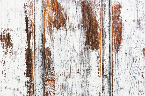 Rustic white wooden box part, texture background
