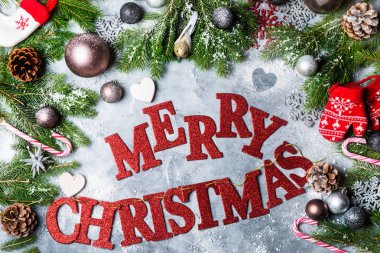 Noel Noel ağaç dalları ve diğer Festival D yapılmış çerçeve