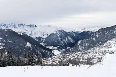 İsviçre Alpleri, Verbier, İsviçre vadisinde kış görünümü