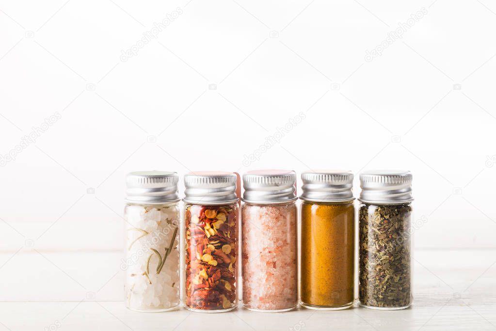 Spices Set in Mini Bottles