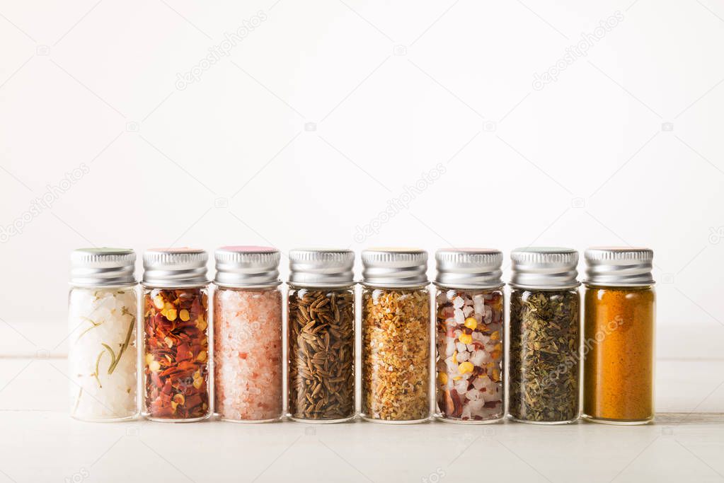 Spices Set in Mini Bottles