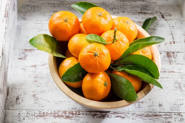 Leckere und schöne Mini-Mandarinen — Stockfoto