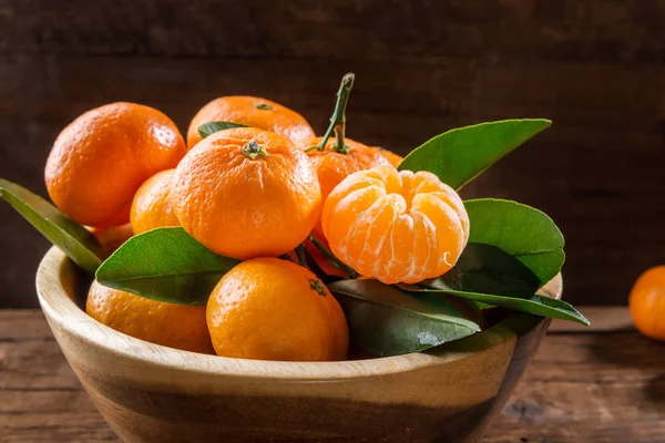Leckere und schöne Mini-Mandarinen — Stockfoto