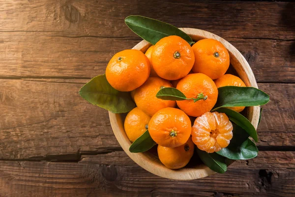 Leckere und schöne Mini-Mandarinen — Stockfoto