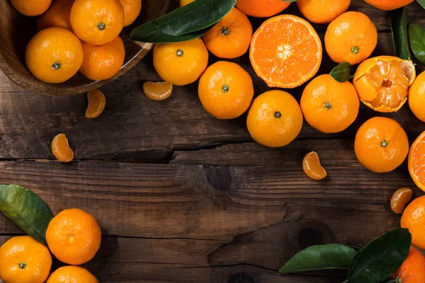 Leckere und schöne Mini-Mandarinen — Stockfoto