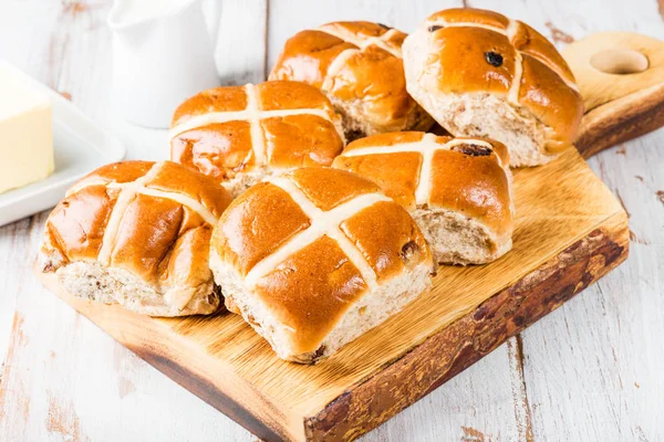 Easter Breakfast with Hot Cross Buns