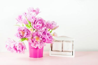 Herhangi bir tarih için takvim olarak ahşap bloklar 